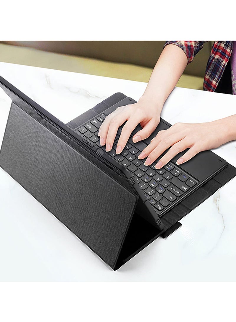 erorex Keyboard Case Compatible with Samsung Galaxy Tab S8 Ultra 14.6 Inch 2022, Magnetically Detachable Bluetooth Keyboard with Touchpad, Slim Stand Cover, Auto Sleep/Wake,  - Image 2