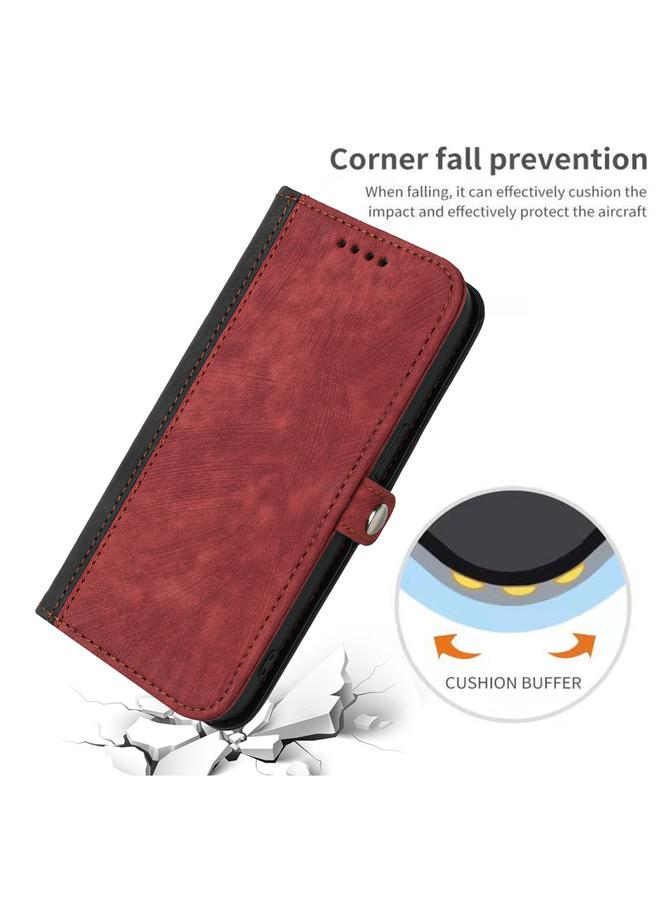 Zaboon Case For Huawei P20 Lite Side Buckle Double Fold Hand Strap Leather Phone Case - Image 5