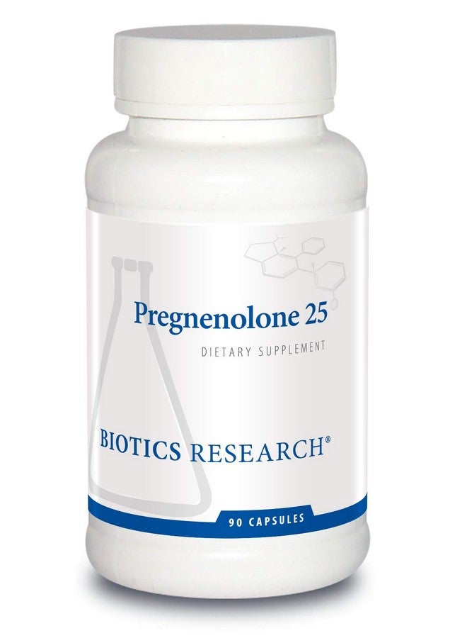 Biotics Research Biotics Research Pregnenolone 25-25 mg Pregnenolone Support, Memory & Hormone Balance, Hormone Precursor or Parent Hormone. 90 Capsules - Image 1
