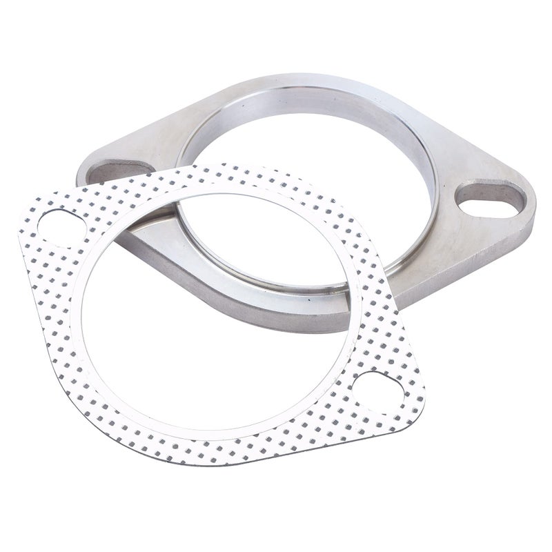 Rwraps Stainless Steel Exhaust Flange 2 Bolt 3 Inch Exhaust Flange Gasket Connection Kit 3 Inch77mm - Image 3