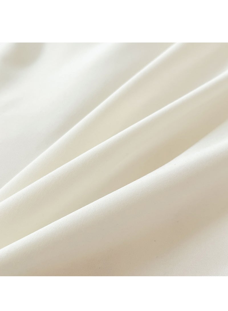 Sharpdo 4-Piece Set Bedding Modal Quilt Cover Set with 1 Quilt Cover 1 Sheet and 2 Pillowcases 2m Bed (220*240cm) - Image 4