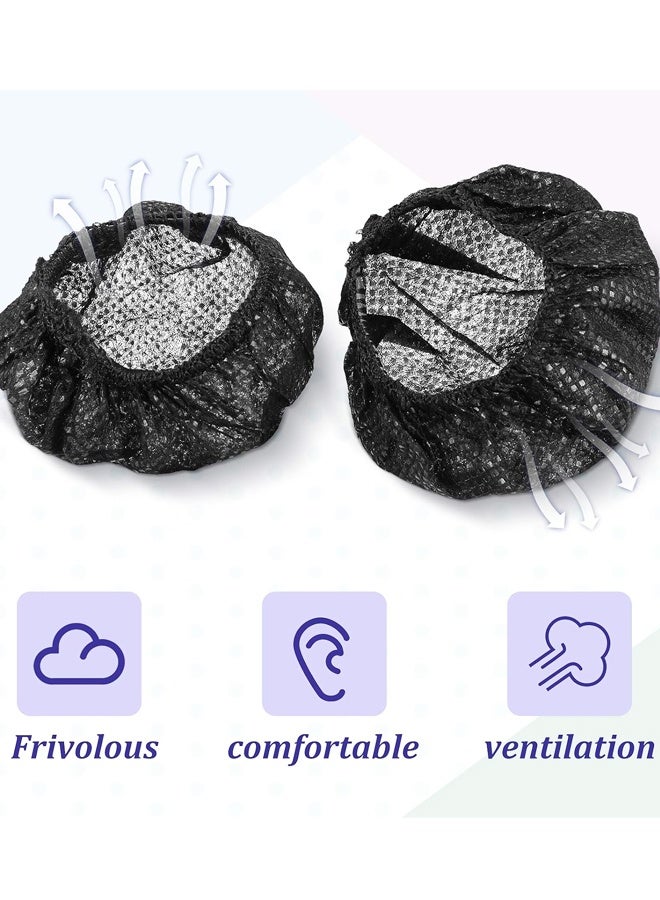100 Pieces Headphone Ear Covers Disposable Earphone Sanitary Non-Woven Stretch Earpad Covers Fit for Most on Ear Headphones - Image 4