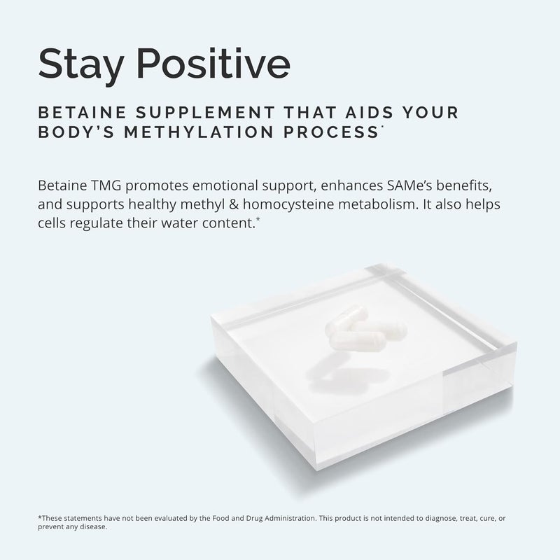 BRAINMD دكتور أيمين براين إم دي بيتاين تي إم جي 60 كبسولة دعم المزاج ميثيل خالي من الجلوتين 30 حصة - Image 3