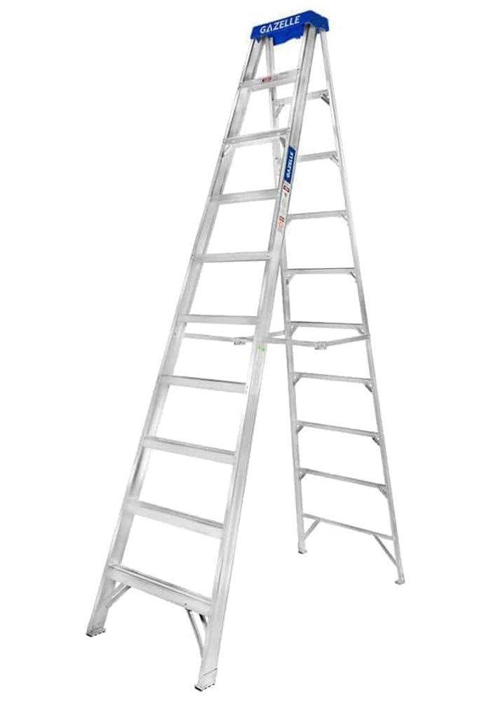 Gazelle Gazelle 10Ft Heavy Duty Aluminium Step Ladder - Image 1