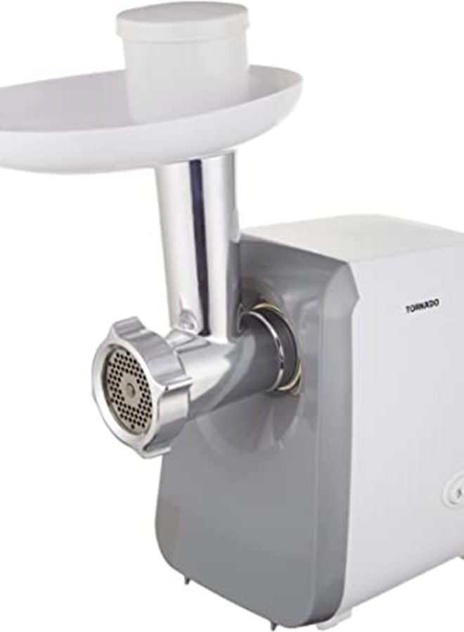 TORNADO Meat Grinder Stainless Discs, Turbo Speed, 1200 W MG-1200T White - Image 3