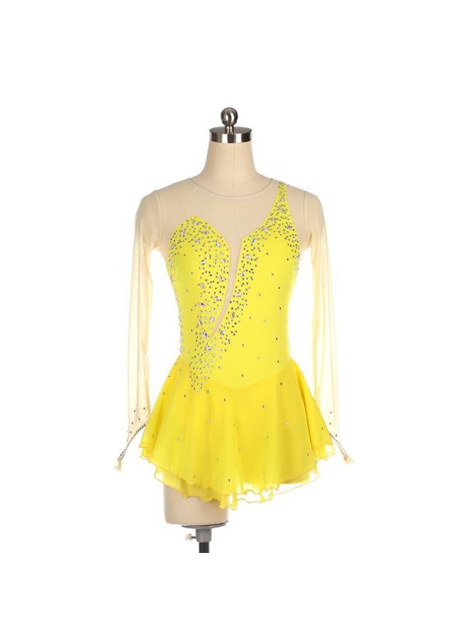 VUELO Sapphire Blue Skating Clothes Performance Clothes Children Adult Clothes Figure Skating Color Skirt Funo Girl Competition Long Sleeve - Image 1