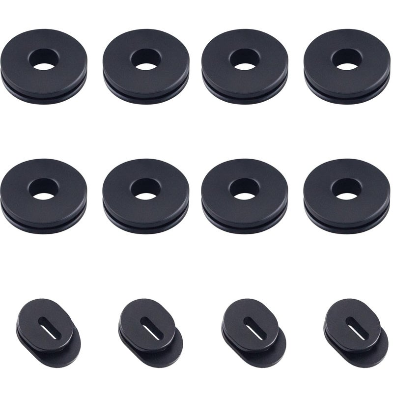 Amavoler Motorcycle Rubber Side Cover Grommet Single Side Panel Fairing Washer Spacer Aftermarket Replacement Parts Fit for GS125 GN125 Motorcycle Etc12Pcs - Image 3