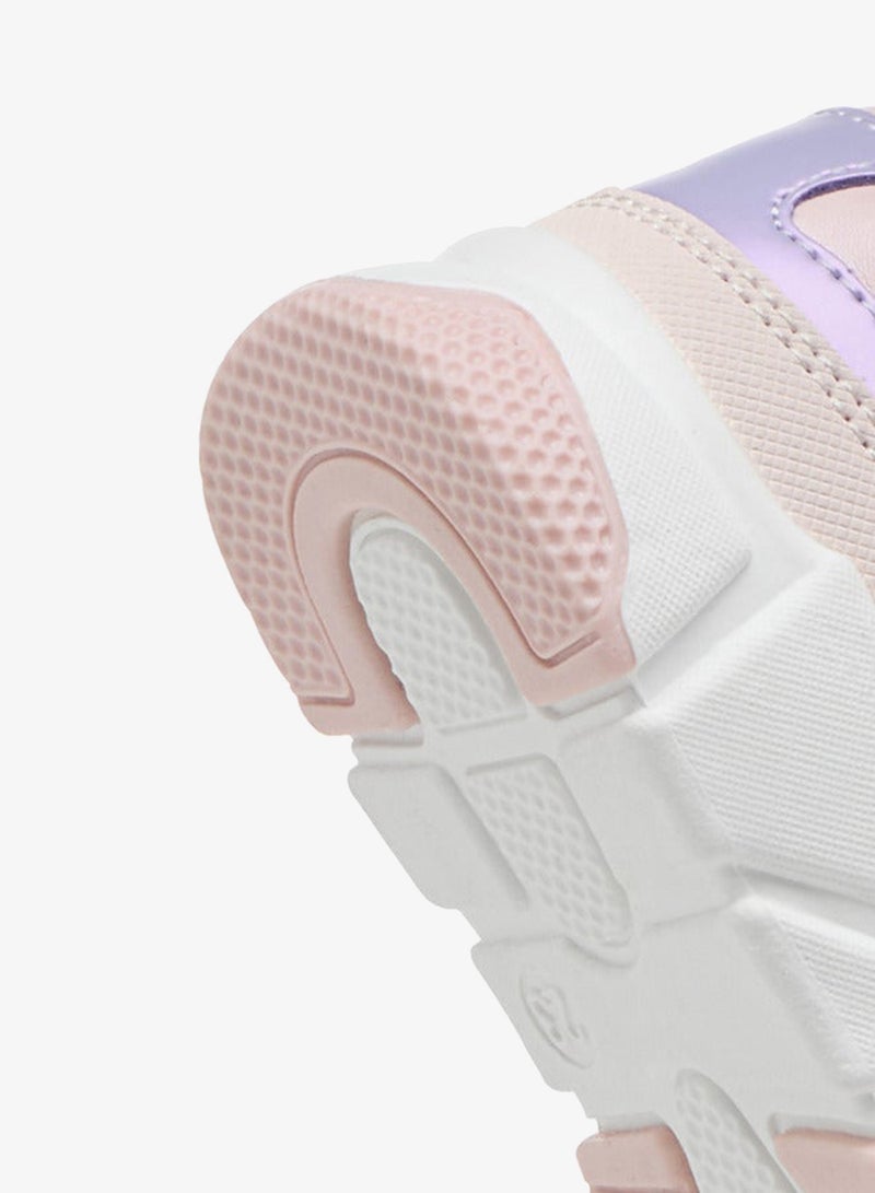 Barefeet Panelled Sneakers with Hook and Loop Closure - Image 5