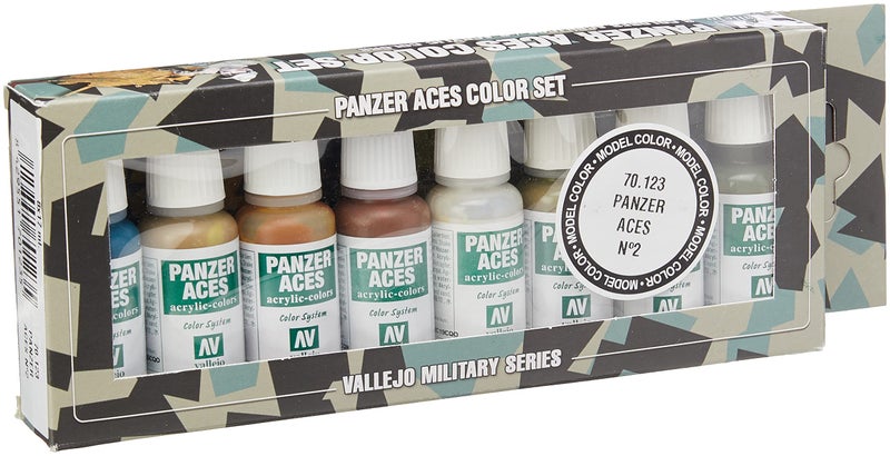 Vallejo Panzer Aces No #2 Paint Set, 17ml - Image 5