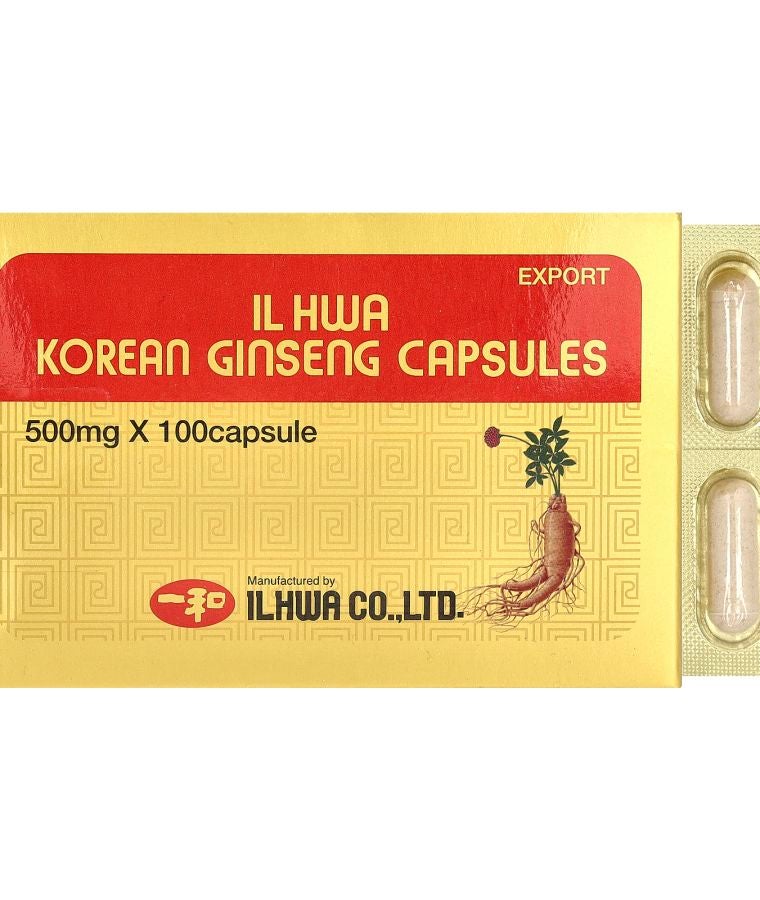 جنسنغ كوري 500 ملغ 100 كبسولة