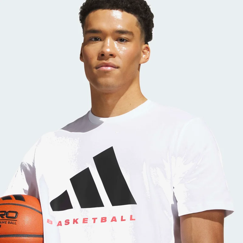 Adidas  ADIDAS BASKETBALL GRAPHIC T-Shirt for Men | Best Price UAE