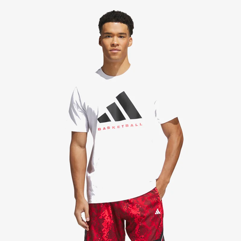 Adidas  ADIDAS BASKETBALL GRAPHIC T-Shirt for Men | Best Price UAE