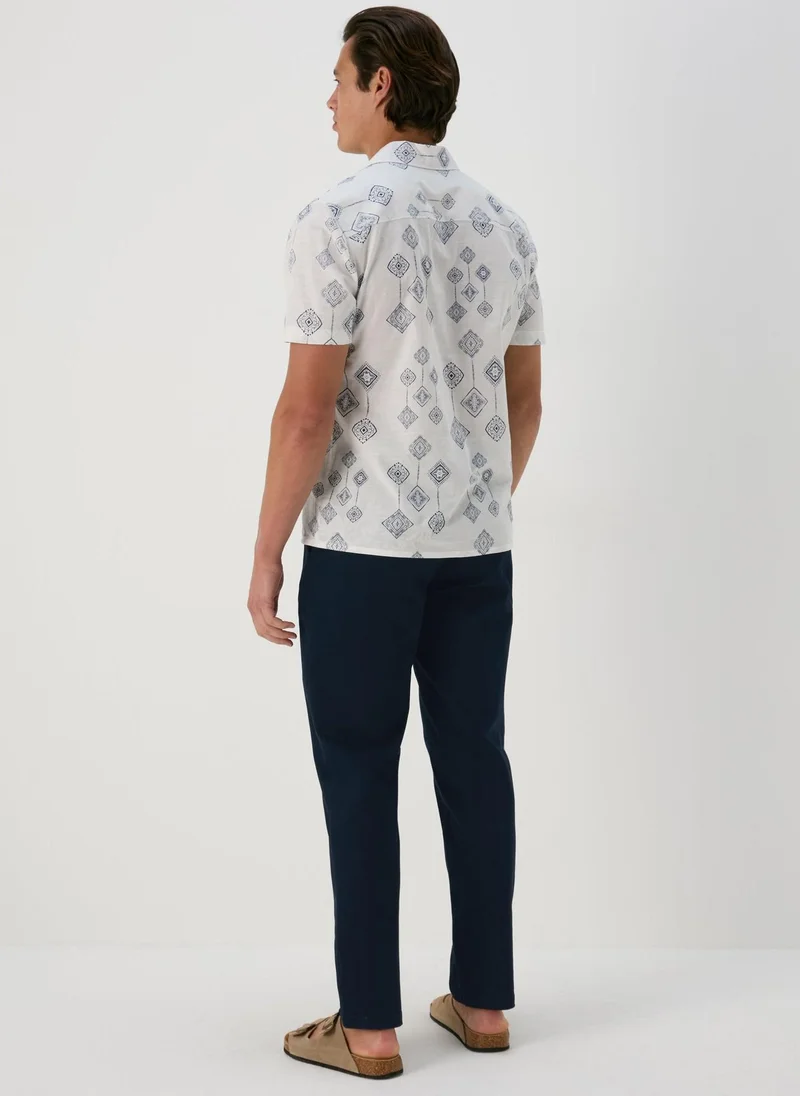 Matalan Straight Fit Stretch Chinos