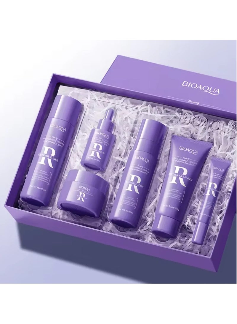 BIOAQUA Natural Skin Care Kit Retinol Brightening Serum Face Care Anti-aging Anti-wrinkle Moisturizing Retinol Skin Care Set - Image 2