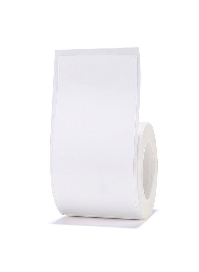 White Blank Thermal Printing Paper Roll for B21 Label Printer Barcode Price Size Name Label Paper Waterproof Oil-Proof Tear Resistant 40*80mm 95sheets/roll for B3S/B11 Thermal Printer for Home Organizer Supermarket Warehouse