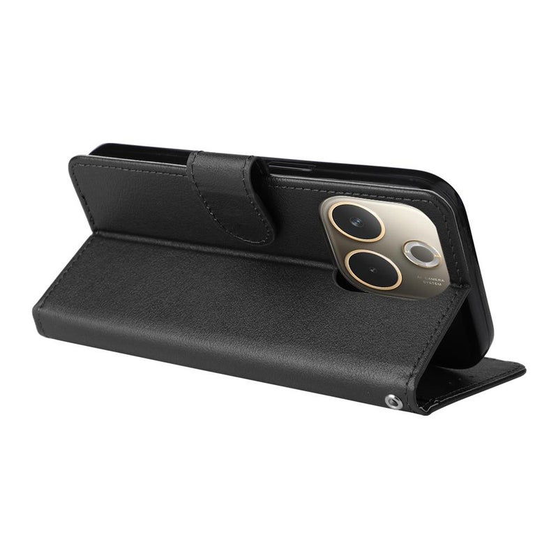 erorex For OPPO A5 Pro 4G / 5G Global 3-Card Slots Multifunctional Leather Phone Case(Black) - Image 5