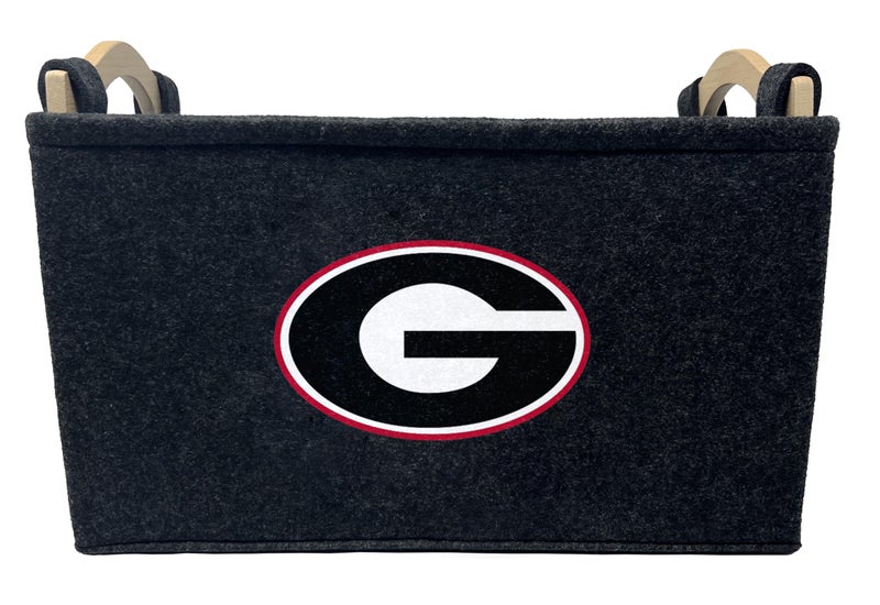 ShopInstaPets NCAA Officially Licensed Basket Great for Dog Toys Home Use Georgia Bulldogs - Image 2