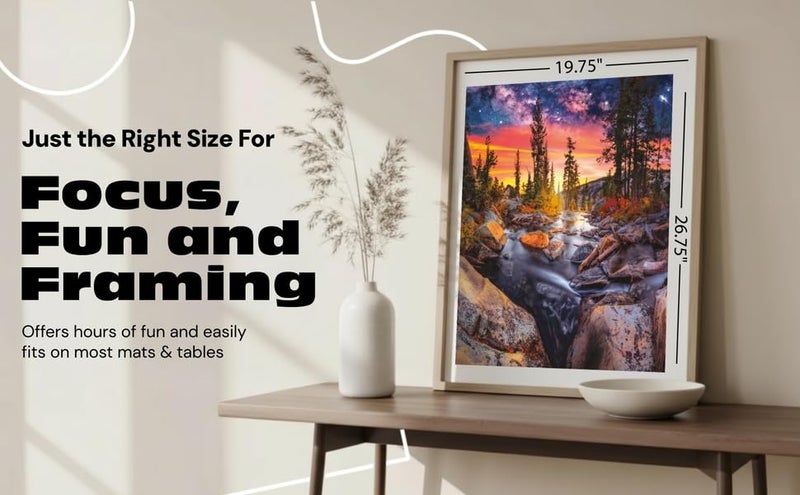 Buffalo Games - Earthpix - Forest Magic Hour - 1000 Piece Jigsaw Puzzle for Adults -Challenging Puzzle Perfect for Game Nights - Finished Size is 26.75 x 19.75 - Image 5