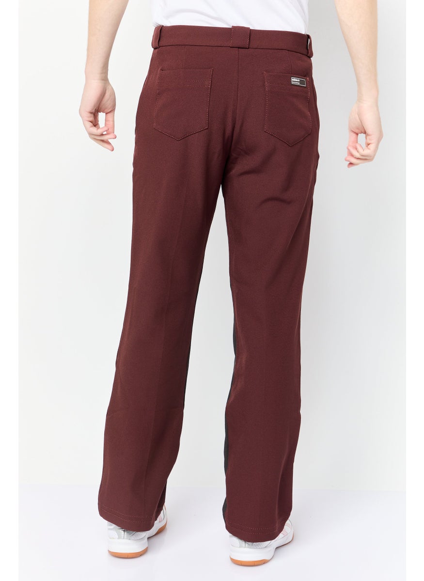 adidas Originals Men Sportswear Fit Outdoor Sweat pant, Dark Brown  - Image 4