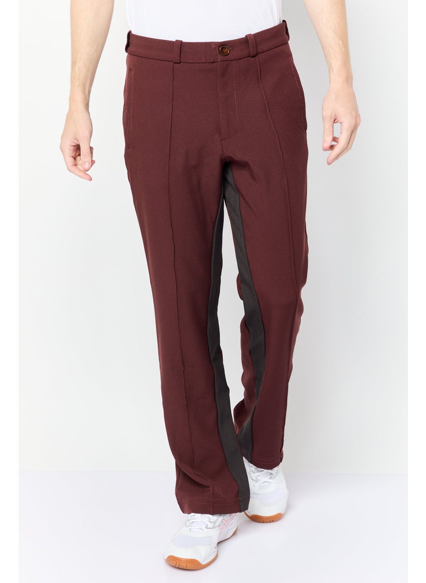 adidas Originals Men Sportswear Fit Outdoor Sweat pant, Dark Brown  - Image 1