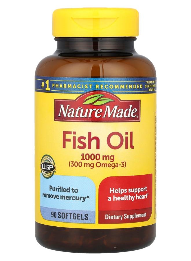 Nature Made Fish Oil  90 Softgels 
