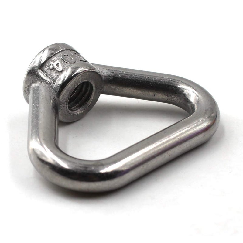 Flomore M10 Lifting Eye Nut Ring Triangle Shape Thread Eye Nut 304 Stainless Steel Nut Pack of 4 - Image 4