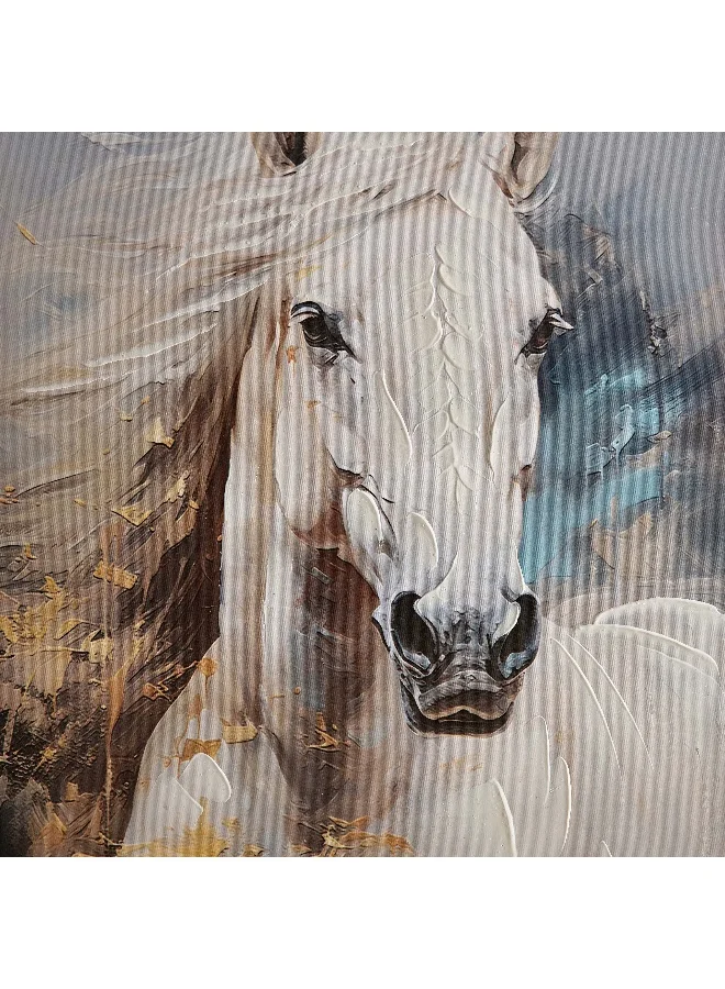 هوم بوكس لوحة حصان مرسومة يدوياً من فوسيل - ٥٠٧٠٣ سم