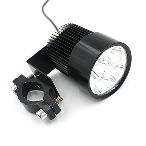 LEORX 12V-85V 20W Motorcycle E-bike LED Headlight Lamp Car Accessories (Black) - Image 2