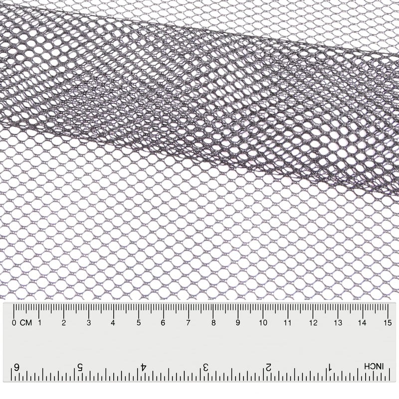 Pllieay 29.5 X 59 Inch Black Mesh Fabric Slightly Stretchy for Backpack Pocket and Straps, Netting Clothes, Netting Bag Shopping Bag - Image 4