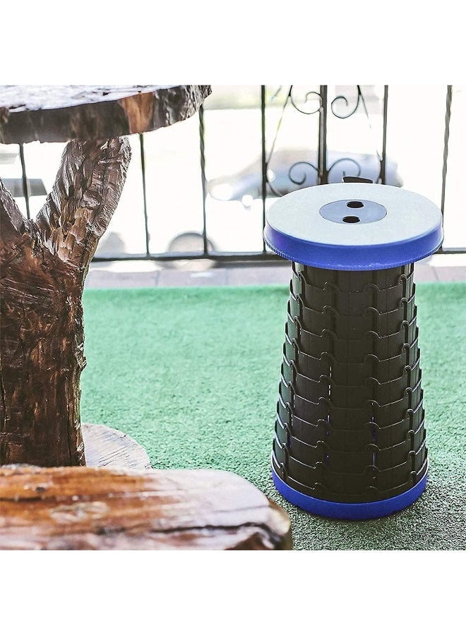 Generic Portable Telescopic Folding Stool – Adjustable Height, Lightweight Compact Seat with Carry Strap – Durable ABS for Camping, Travel, Fishing, Queue, Home & Outdoors – Multicolor – 1pcs - Image 4