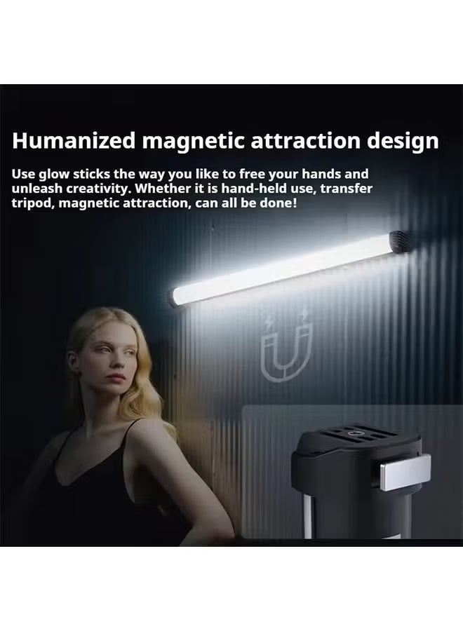 NEEWER SL50 RGB Fill Light Handheld Video Light Photography Lamp Portable Magnetic Light Stick For Selfie Live Photography Vlog Black - Image 3
