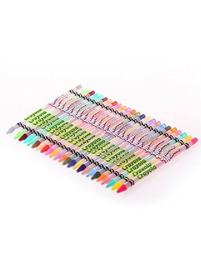 Crayola - Twistables Colored Pencils Kit 25 Twistables Colored Pencils And 40 Sheets Of Paper - Image 1