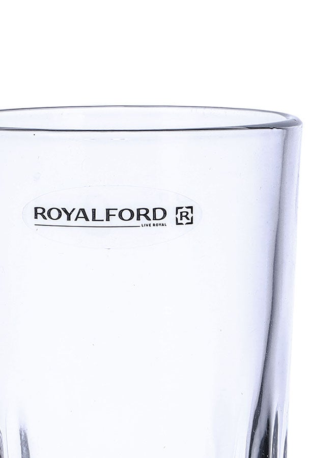 Royalford 6-Piece Glass Tumbler Set Transparent - Image 4