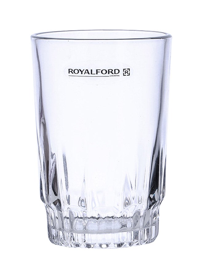 Royalford 6-Piece Glass Tumbler Set Transparent - Image 2