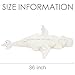 ARELUX Large 36in Cute Dragon Stuffed Animals Plush Toy Soft White Pterosaur Plushie Giant Fuzzy Dinosaur Pillow Plushies with Wings Cuddly for Friends Family Member - Image 4
