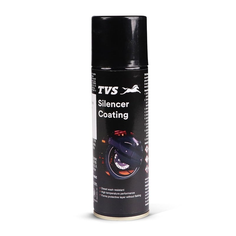 TVS Silencer Coating Spray for Bike, Prevent Rust and Leak, Diesel wash Resistance (160g) - Image 1