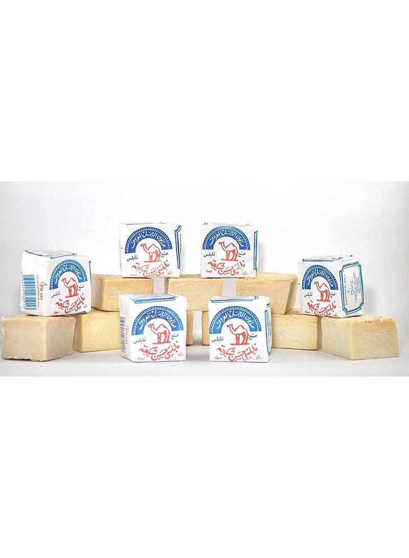 Globalests Nablus Olive Oil Soap Bar Al Jamal From The Holy Land 780 g (6 Bars) - Image 2
