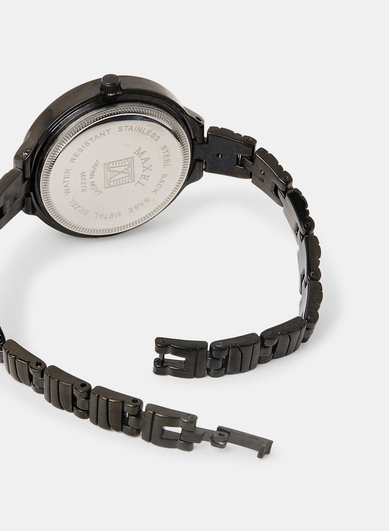 Maxel Women's Quartz Classic Fashion Analog Wrist Watch MX492 - 28mm - Image 3