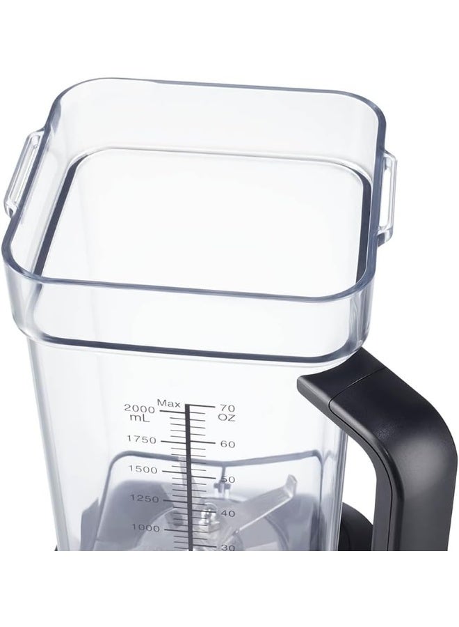 TANK Power Countertop Blender, 2 Liter, 2000 Watt, Black - YB-P22 - Image 5