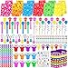 PLOUGVI 232Pcs Paw Print Party Favors Supplies Decorations for for Kids Birthday Blue Puppy Theme Birthday Party Favors Goodie Bag Stuffer Pinata Filler Birthday Gifts - Image 3