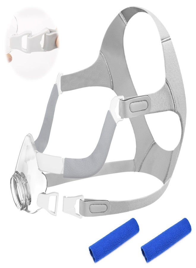 Medihealer Non-Magnetic Frame Kit for Airfit F20, Including 1PCS Frame & Headgear for Air Fit F20&1Pair Non-Magnetic Clips&2PCS Strap Covers, Non-Magnetic All Components (Without Mask and Elbow) - Image 1