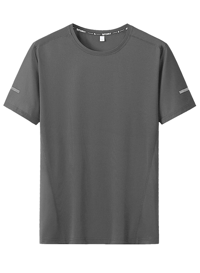 PATELIS T-shirt Big Size 7XL for Men Quick Drying T-shirt for Men Round Neck Plus Size Short Sleeve Oversized T Shirt  - Image 3