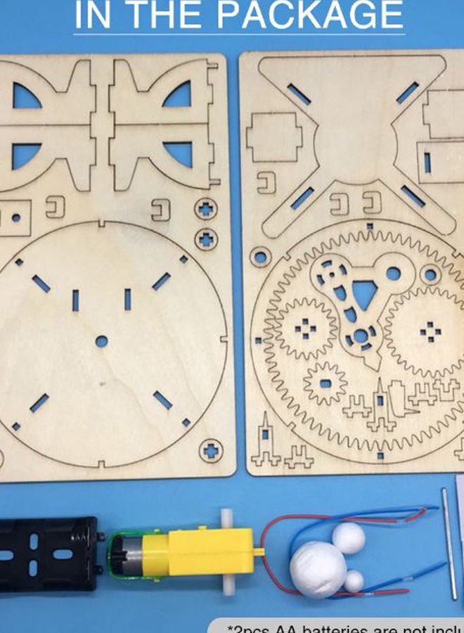 NIBEMINENT DIY Assemble Earth Moon Geographic Model - Image 2
