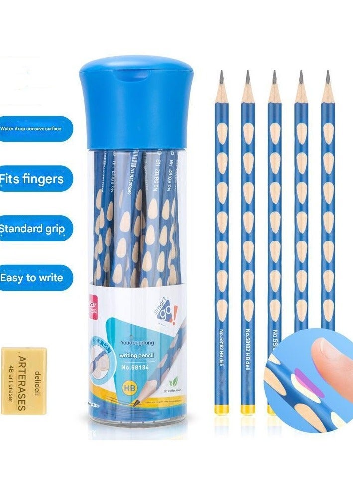 Generic HB Hexagonal Pencil, Student Anti Slip 30 Pieces/Box - Image 1