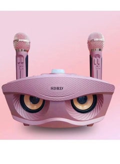 Karaoke Machine Portable Speaker Bluetooth Karaoke Speaker with Dual Wireless Mics for Kids & Adults, Wireless Speaker for Indoor & Outdoor Party, Birthday - SD-306 Rose Gold - pzsku/Z39483105B2F35423C7CCZ/45/_/1739985953/89ccf684-e35e-47cb-b806-d52c6081c837