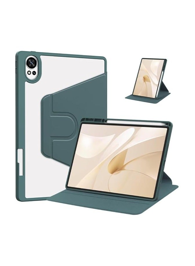 General Clear Back Case Compatible with Huawei MatePad 12X 12-inch (2024), 360 Degree Swivel Stand Flip Smart Tablet Cover Auto Sleep/Wake Case For MatePad 12X  - Image 1