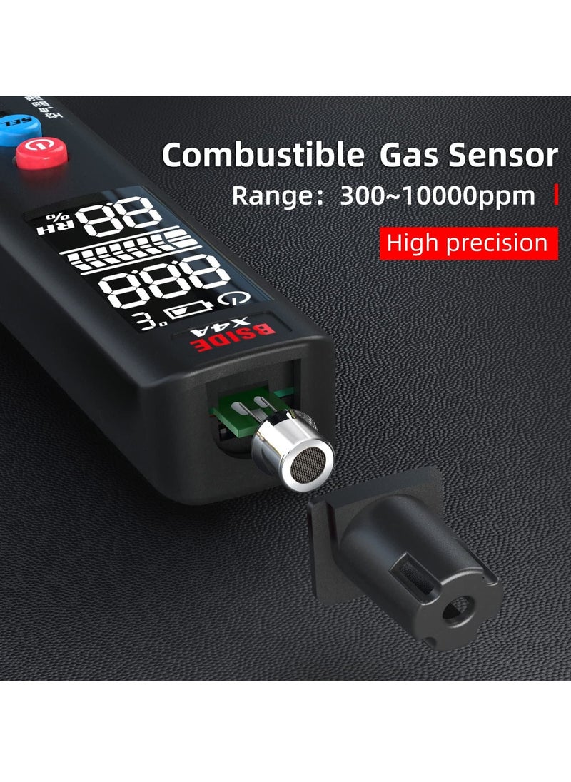 SYOSI Gas Leak Detector, Portable EBTN LCD Natural Gas Sniffer, Integrated Temperature & Humidity Sensor Locates Combustible Gas Like LPG LNG Propane Methane & Butane Gases Fuel Carbon Monoxide  - Image 4