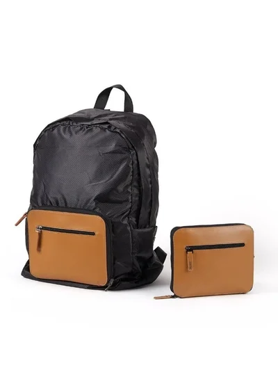 ليسكون حقيبة ظهر بتصميم عصري لون أسود