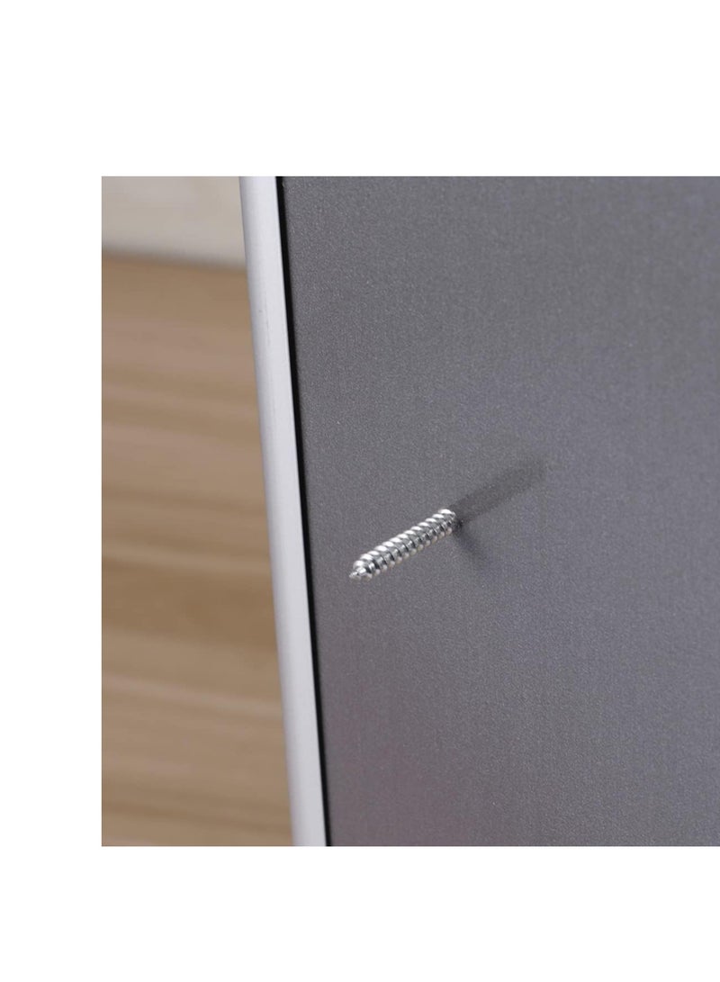 Glosen  Metal Suggestion Box Aluminum 258X120x320 Silver Suggestion Box Locking key office suggestion box donation box Mailbox: Ballot Box - Image 5