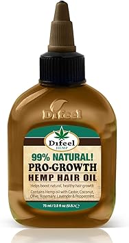 difeel Difeel Hemp 99 Natural Hemp Hair Oil ProGrowth 75 millilitres - Image 1